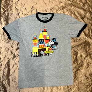 Disney Men’s Size Large Let's Celebrate Mickey Mouse 90th birthday T Shirt 1928